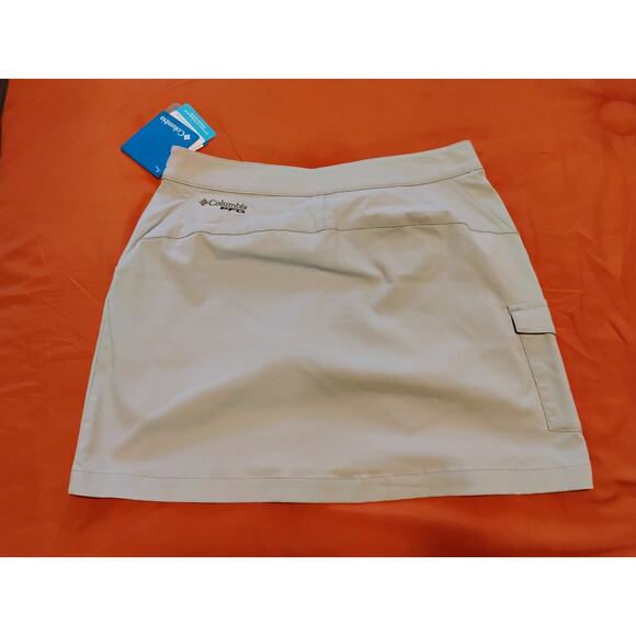 Columbia Women's Armadale Skort Omni-freeze Advanced Cooling Size 2 Light Gray - Picture 2 of 7